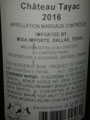 Back Label